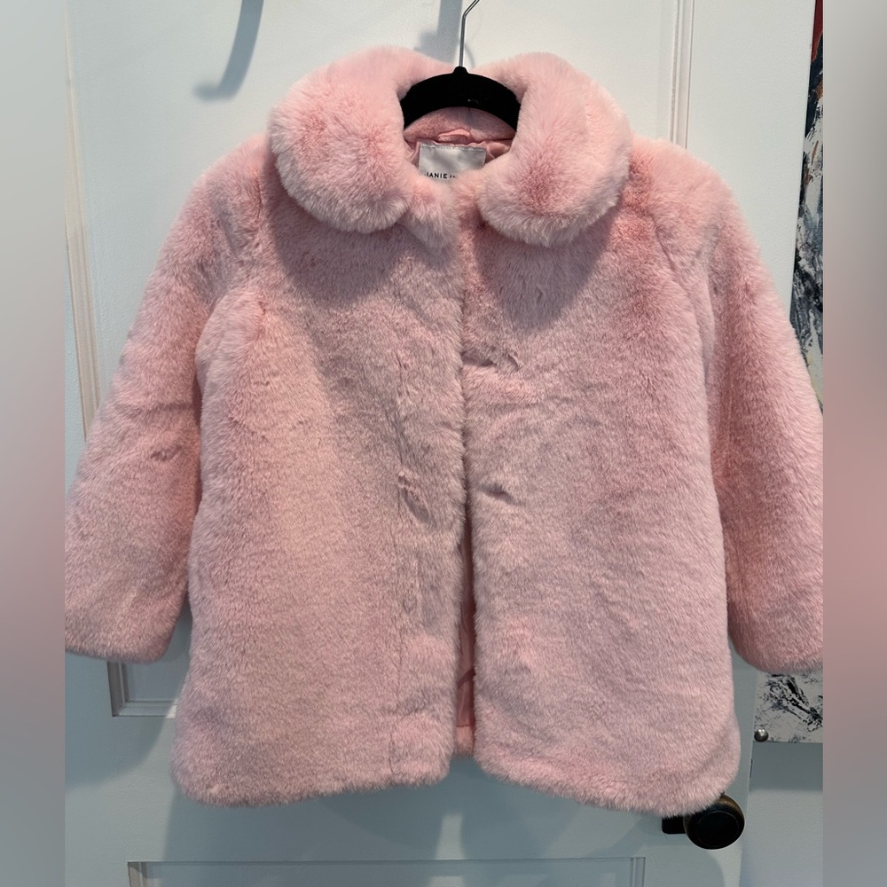 JANIE AND JACK Faux Fur Coat